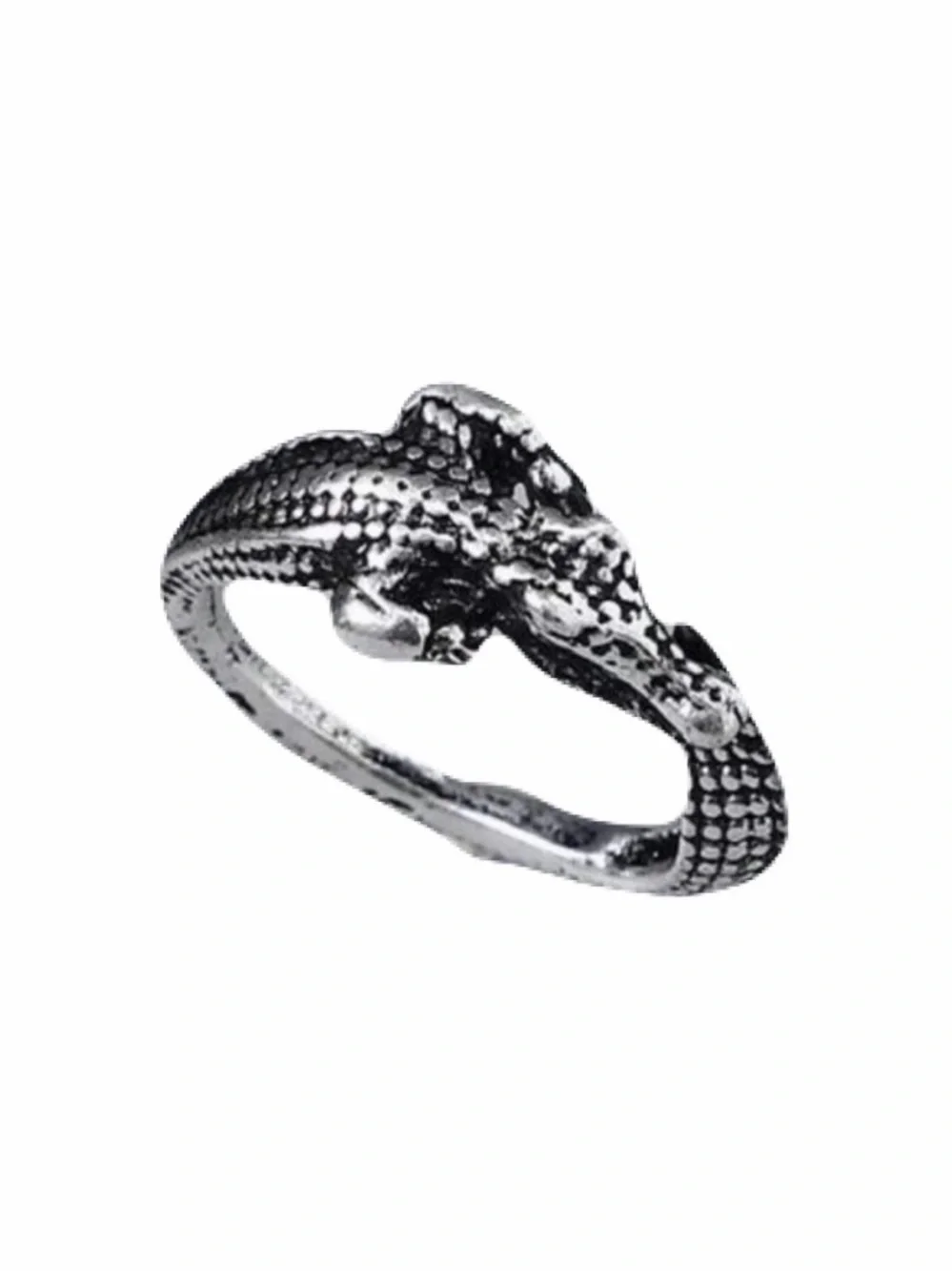 New MENS Crocodile Marine Grade Stainless Steel SAE 316L A4 Boho Ring